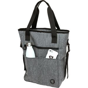 Geckobrands 2 in 1 Convertible Tote and Backpack Versatile and Durable Gray